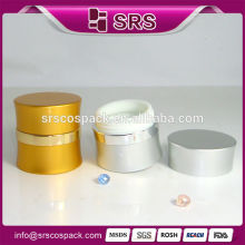 wholesale cosmetic creams packaging ,7g 15g 30g 50g silver aluminum cosmetic jars for skin care cream